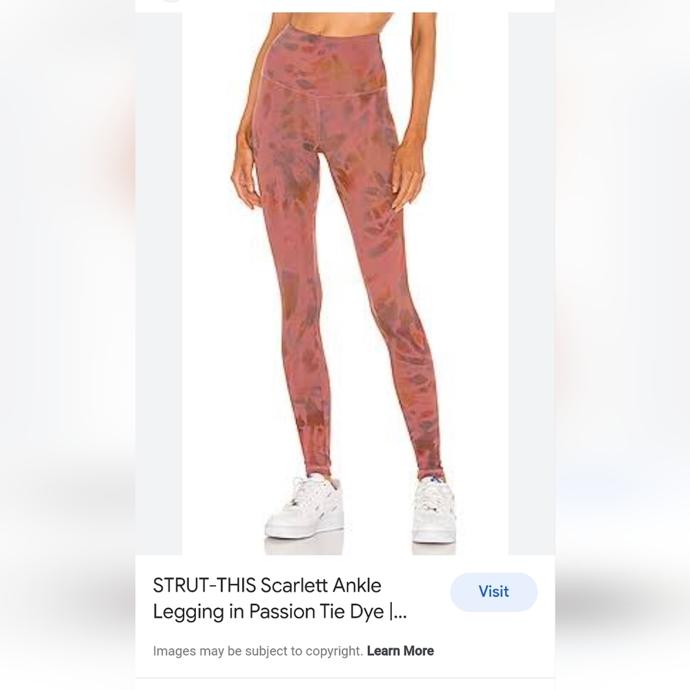 Strut This tye dye ankle leggings